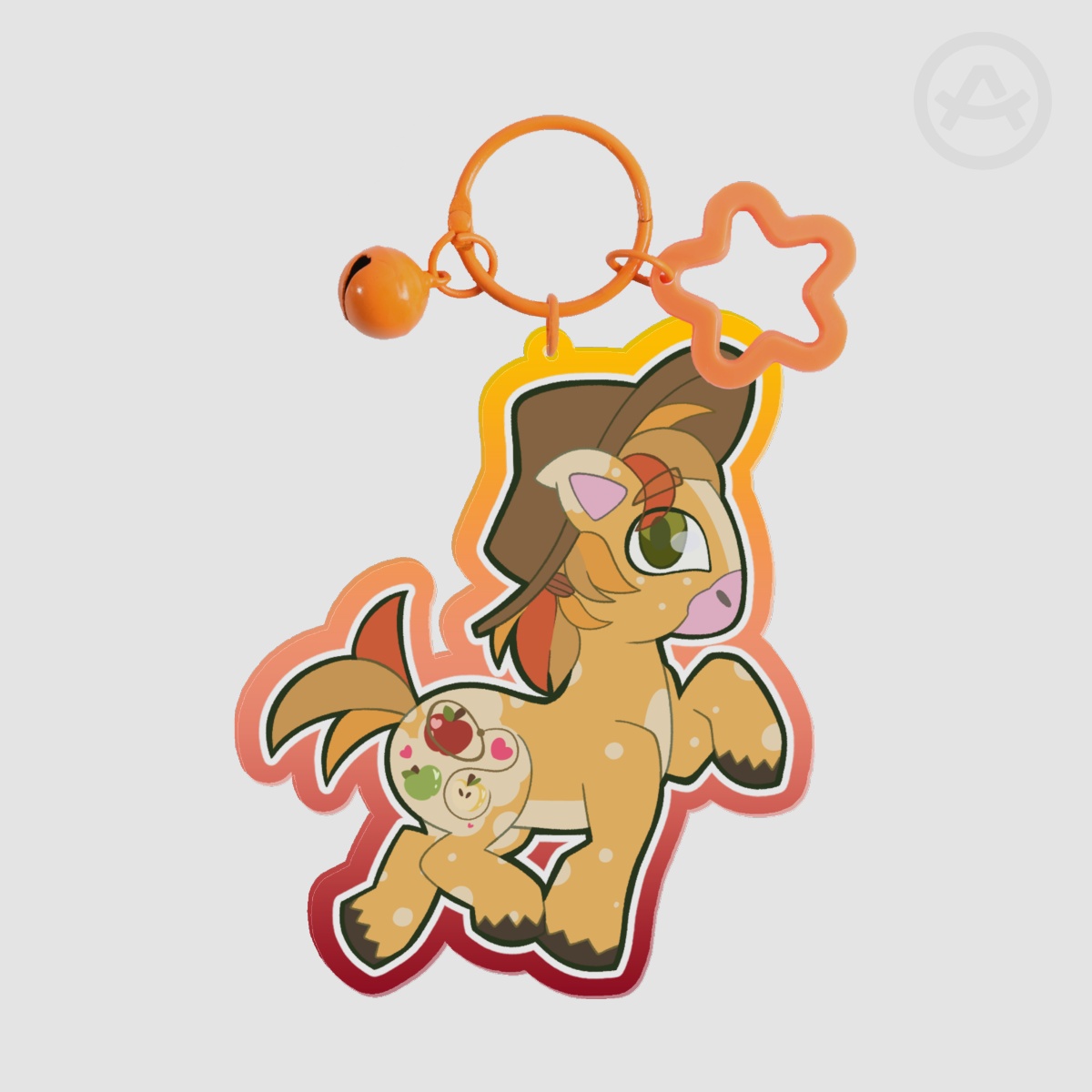 Apple Jack Acrylic Keychains