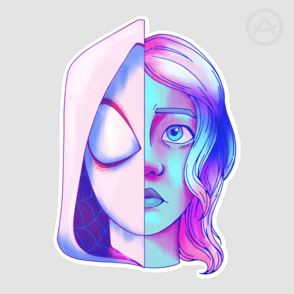 Spider-Gwen sticker