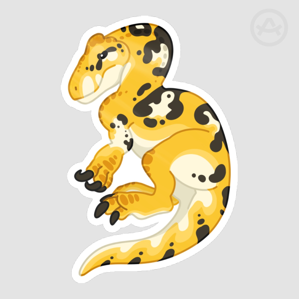 Allosaurus Gecko Sticker