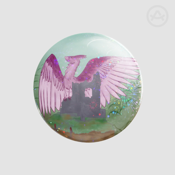 Pink feathered Dragon