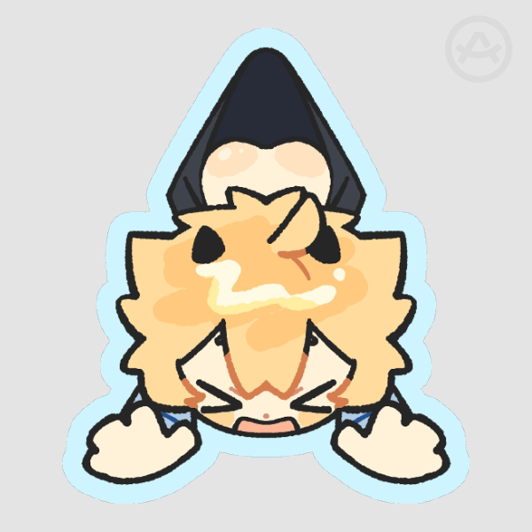 Peach Drop! Sticker