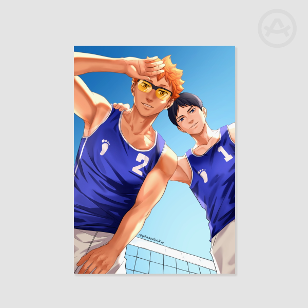 Kagehina Beach Volleyball Poster