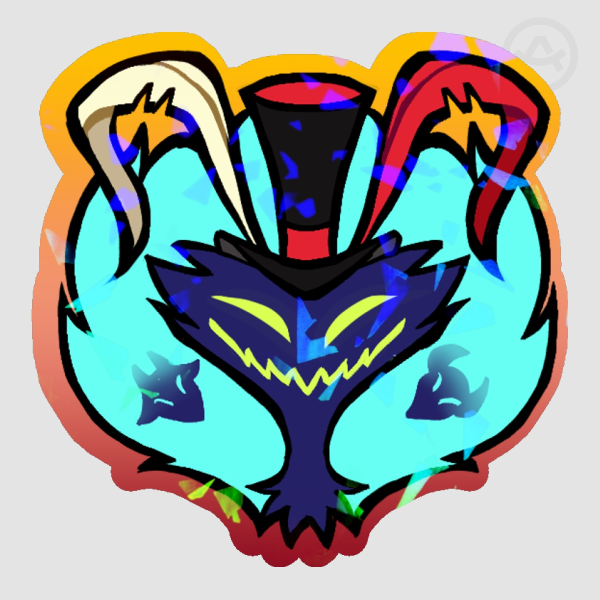 Asmodeus Holo Stickers