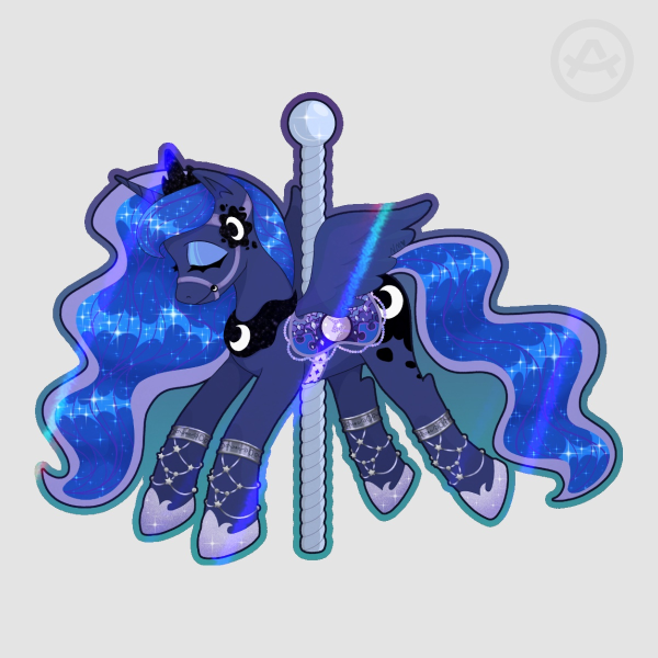 Luna Sticker