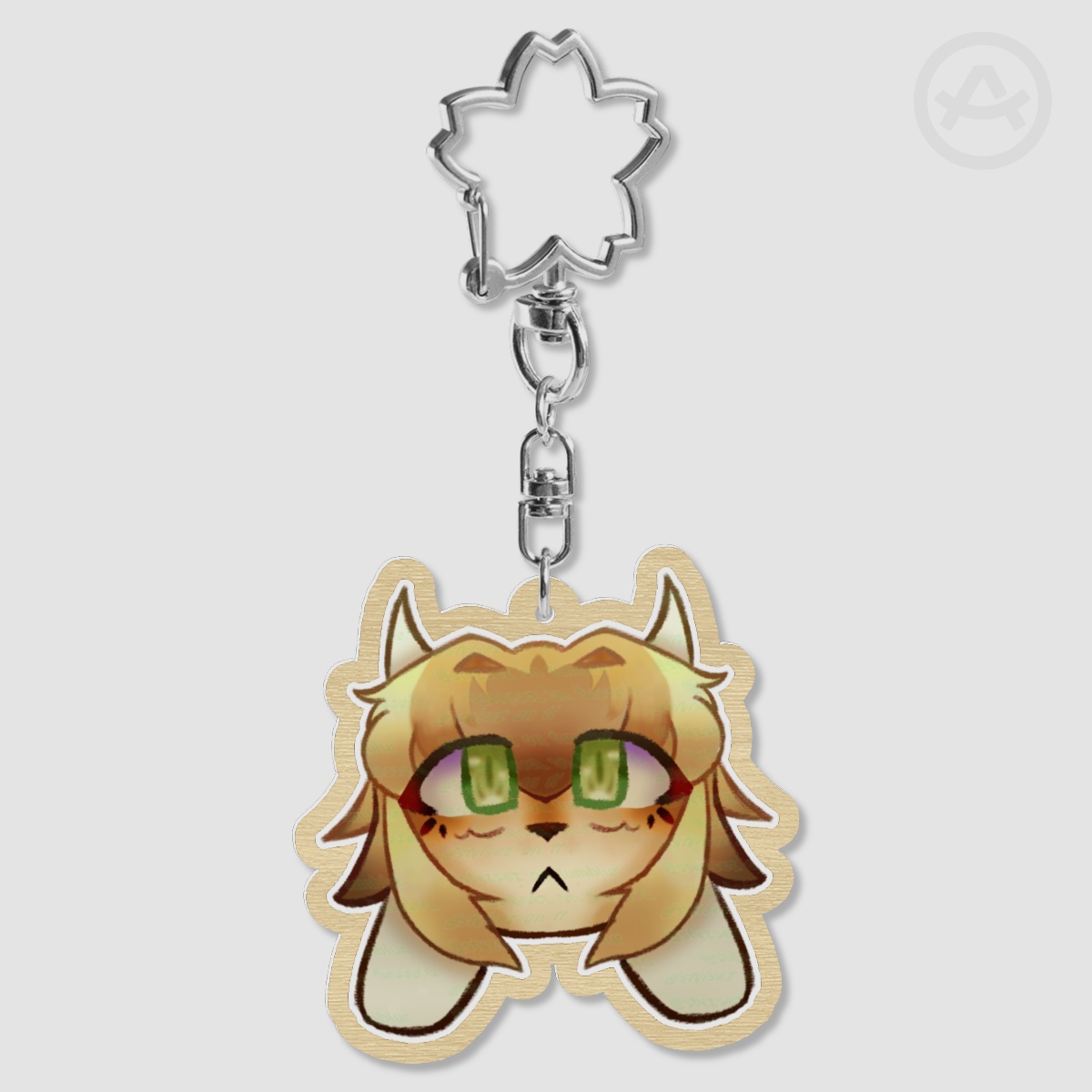 zayn fattoria Lucia Wood Keychain