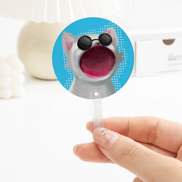 Gojo Cat Meme - Mini Fan