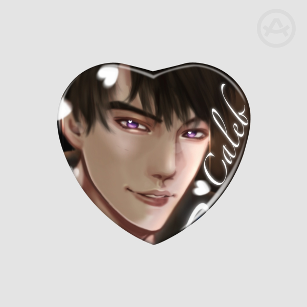 LADS- CALEB HEART BADGE