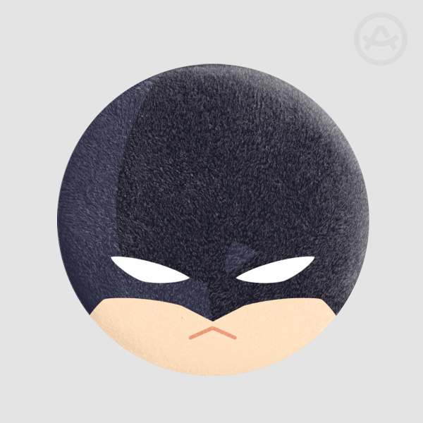 BATMAN PLUSH BADGE