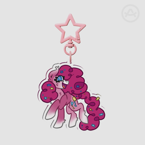 Pinkie Pie Keychain