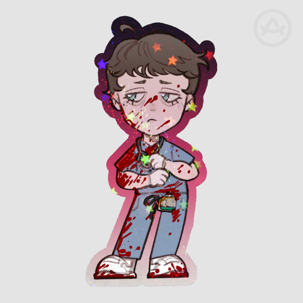 Holo Bloody Whitaker Sticker