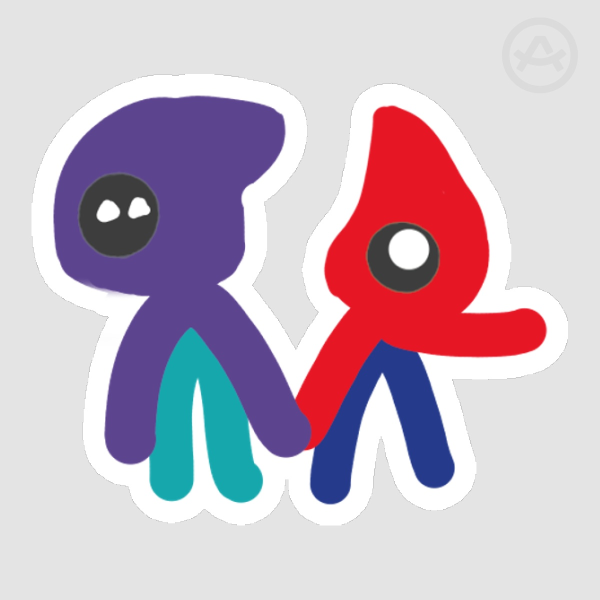 OC - Sebastian / Iris - Walking Sticker