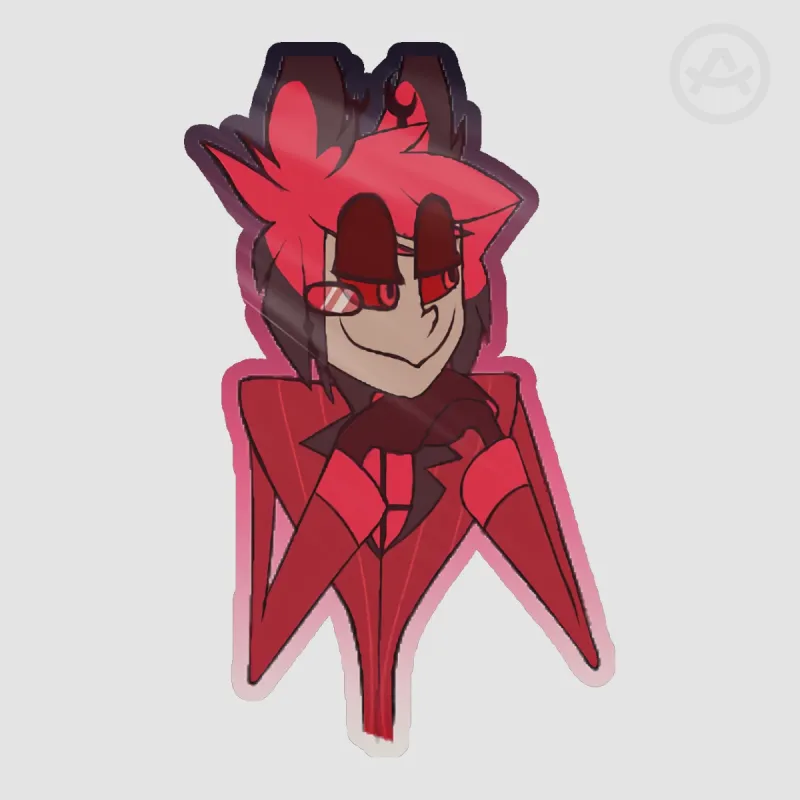 Pilot Alastor Colored Edge Die Cut Sticker by AceOfRats - ACGGOODS