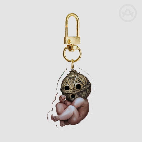 Incense baby Clear Acrylic Keychain