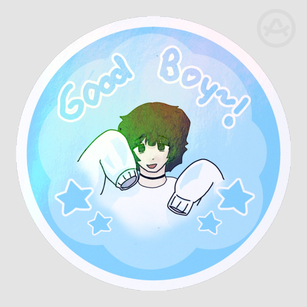 good boy Stickers
