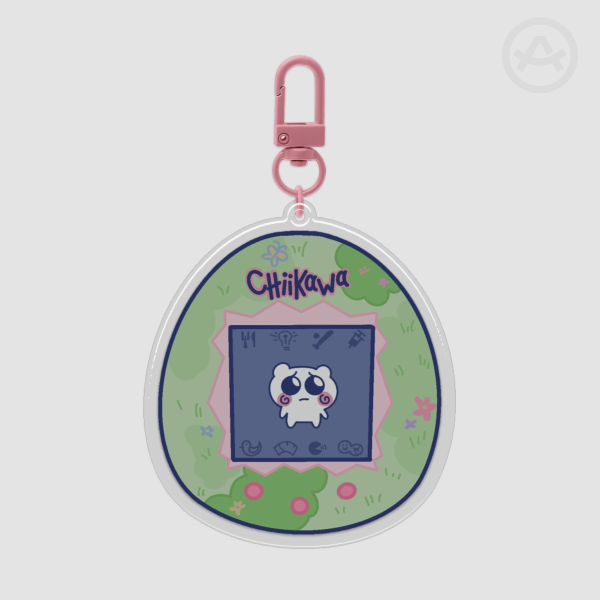 [Chiikawa x Tamagotchi] Chiikatchi Epoxy Keychain
