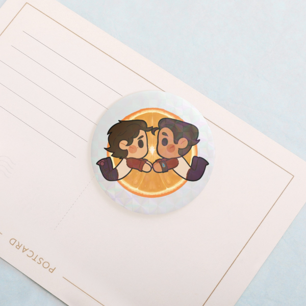 (Jayvik) Media Naranja - Round Badges (Button Pins)