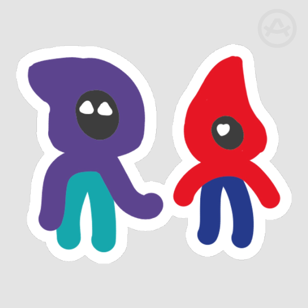 OC - Sebastian / Iris - Walking Sticker