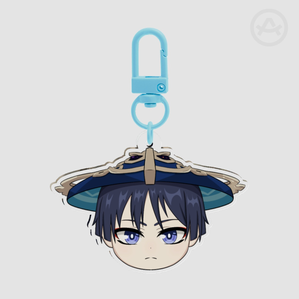 Wanderer Genshin Impact Clear Acrylic Keychain