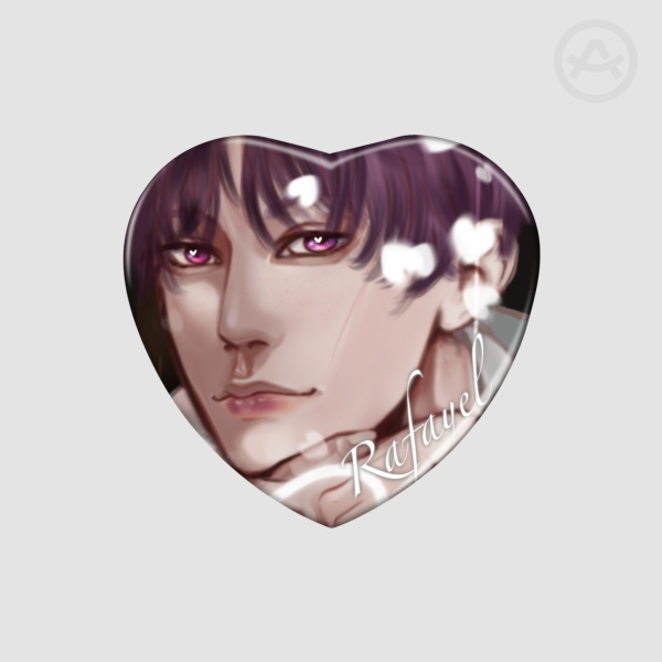 LADS- RAFAYEL HEART BADGE