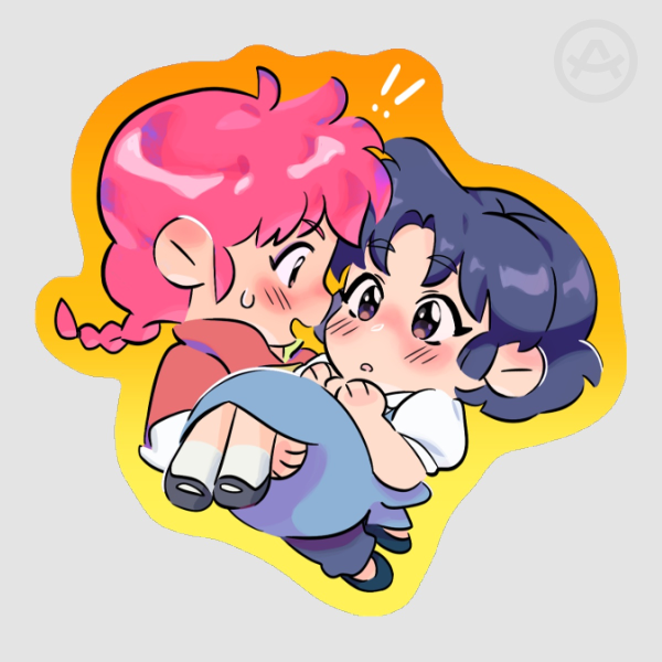 [Ranma 1/2] Rankane Yuri Die Cut Sticker