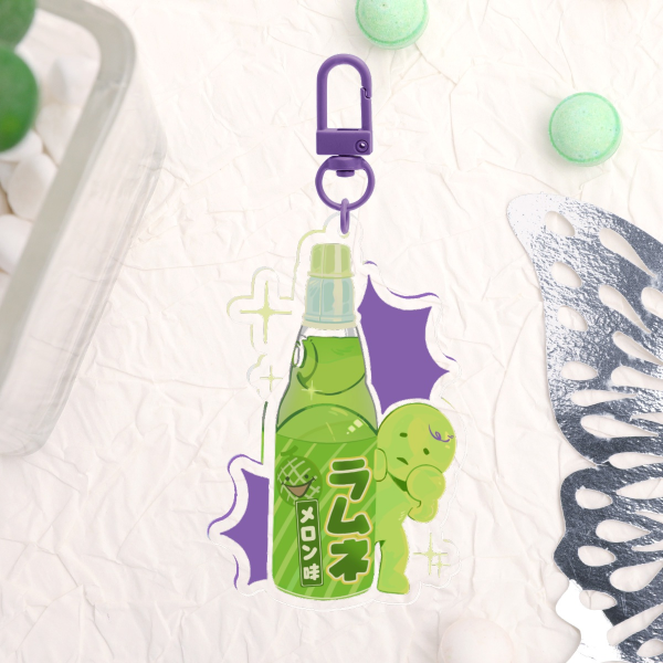 Melon Ramune Smiski [Keychain]