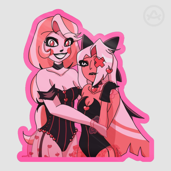 Chaggie Valentine Sticker