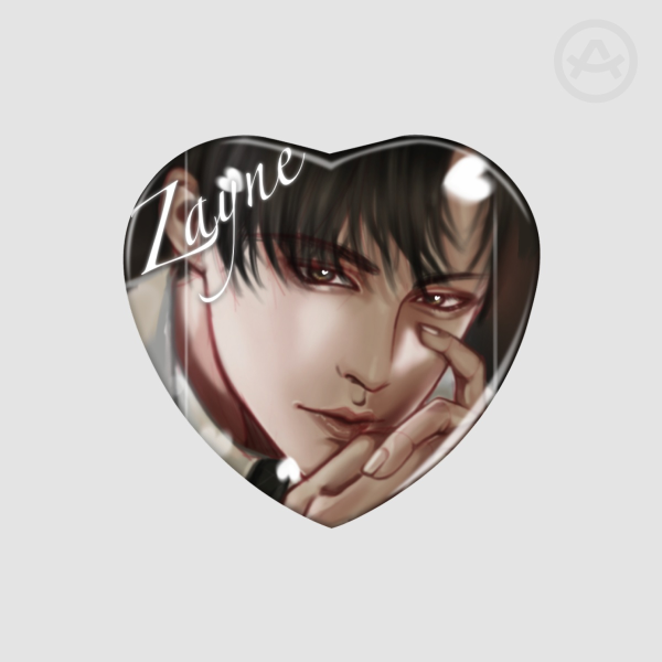 LADS- ZAYNE HEART BADGE