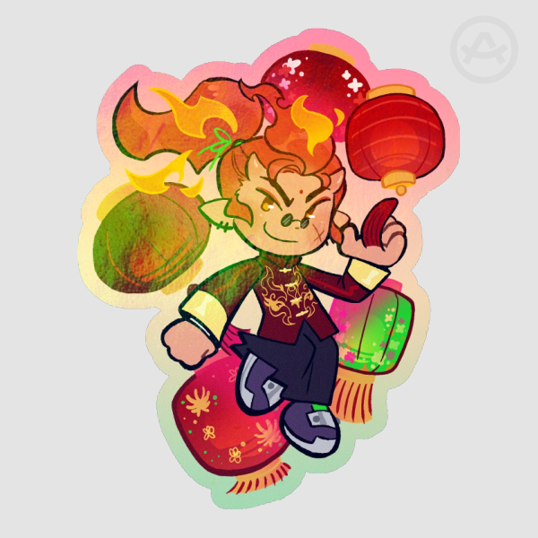 [MONKIE KID] New Years Red Son Sticker