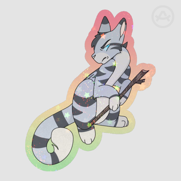 Jayfeather And His Stick Star Holo Sticker