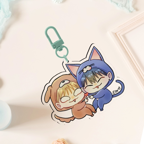 One Room Ta Clear Acrylic Keychains