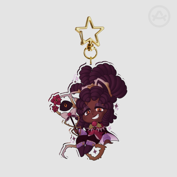 Friendlocke - Brambleghast / Jayweed Gijinka Keychain (Christmas)