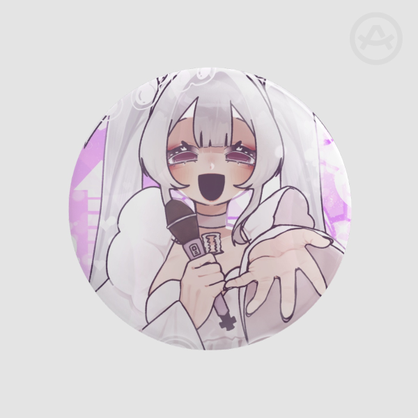 YUNO CAN BADGE - NEVERENDING PLAYHOUSE - KAIGAI IDOL RETIRED