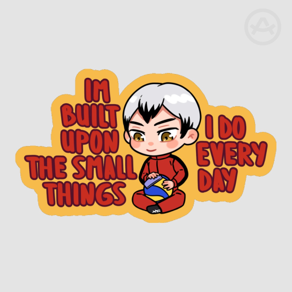 Haikyuu Quotes Kita Die Cut Stickers