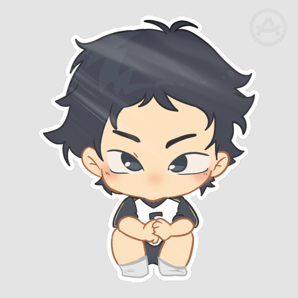 AKAASHI KEIJI DIE CUT STICKER
