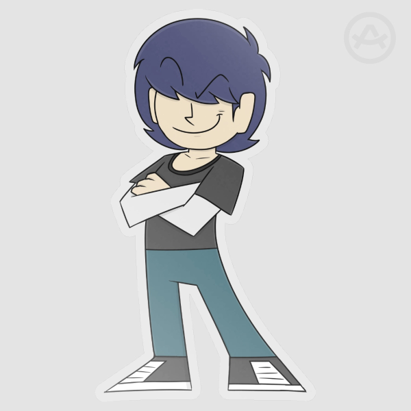 Cocky Emcy Vinyl Sticker