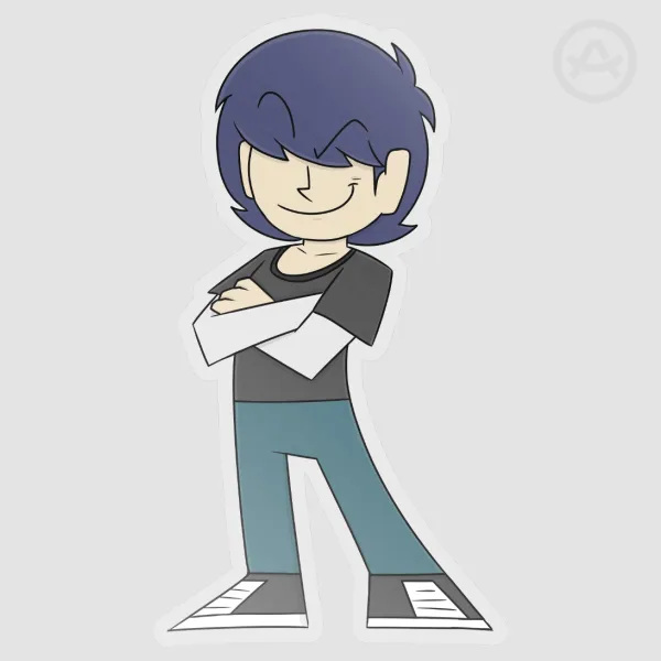 Cocky Emcy Vinyl Sticker