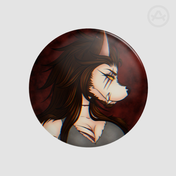 Anne Mythcorp Monstress OC Button Pin