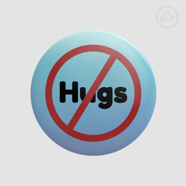 Consent Pin - No Hugs