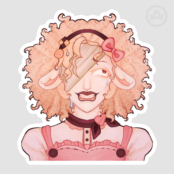 Lamby Sticker