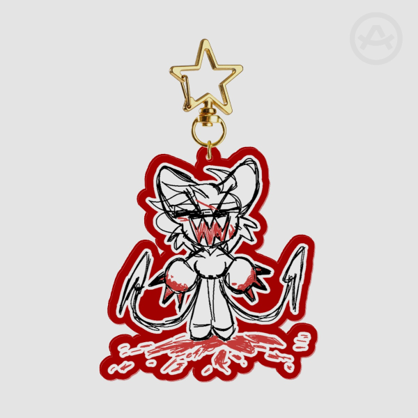 [OC] Rhinestone P3T Acrylic Keychain