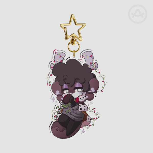 Friendlocke - Clodsire Pastey Gijinka Keychain (Christmas)