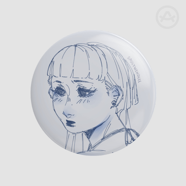 Blue Girl - Pin