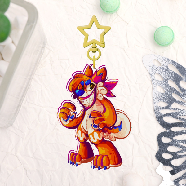 Bandetto (LT/HL) Glitter Acrylic Keychains