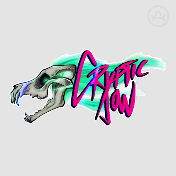 Cryptic Jaw - Die cut Sticker The Cryptic Jaw