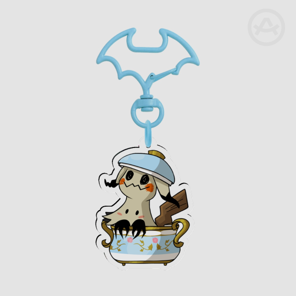 Teacup Mimikyu Keychain
