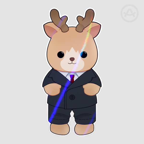 Hannibal Lecter Calico Critter Sticker