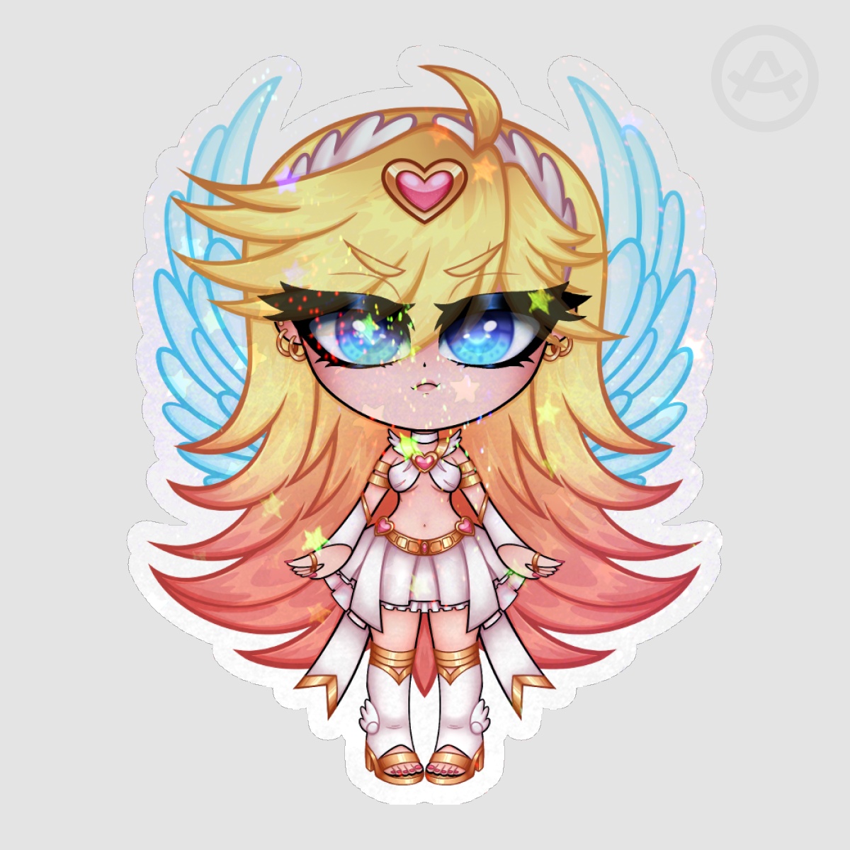 NPASWG - Chibi Angel Panty Holo Sticker