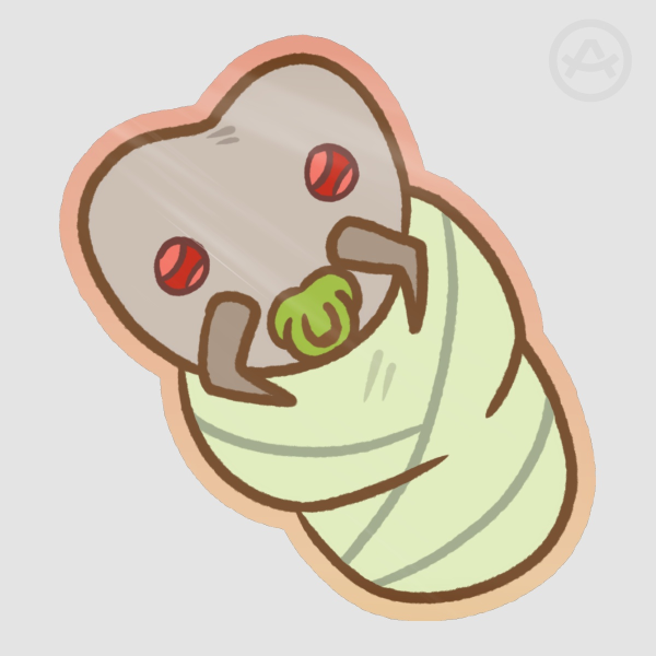 Little Baby Maneater - Glossy Sticker