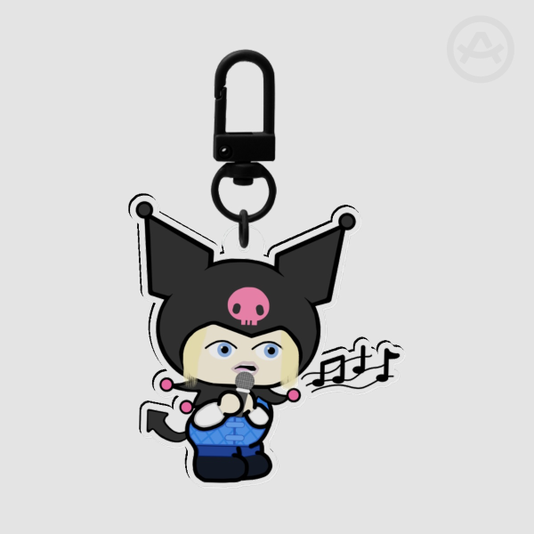 Mileo as Kuromi - Acrylic Keychain