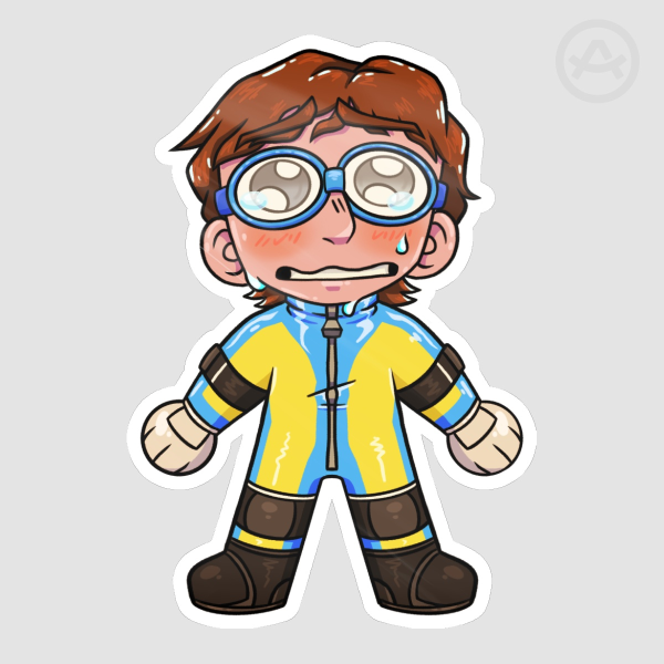 Waterboy Chibi Sticker